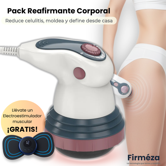 Pack Reafirmante Corporal: Masajeador Corporal + Electroestimulador GRATIS