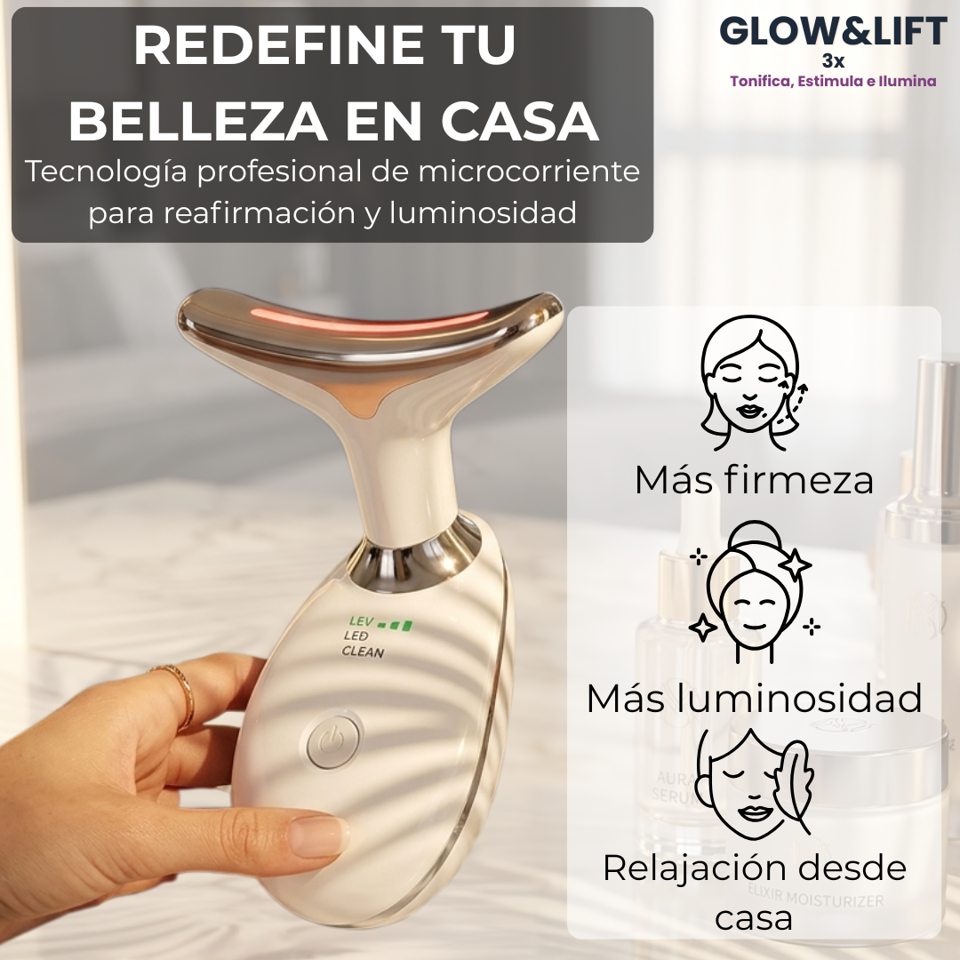 GLOW&LIFT 3X: Rostro joven y sin papada en pocas semanas
